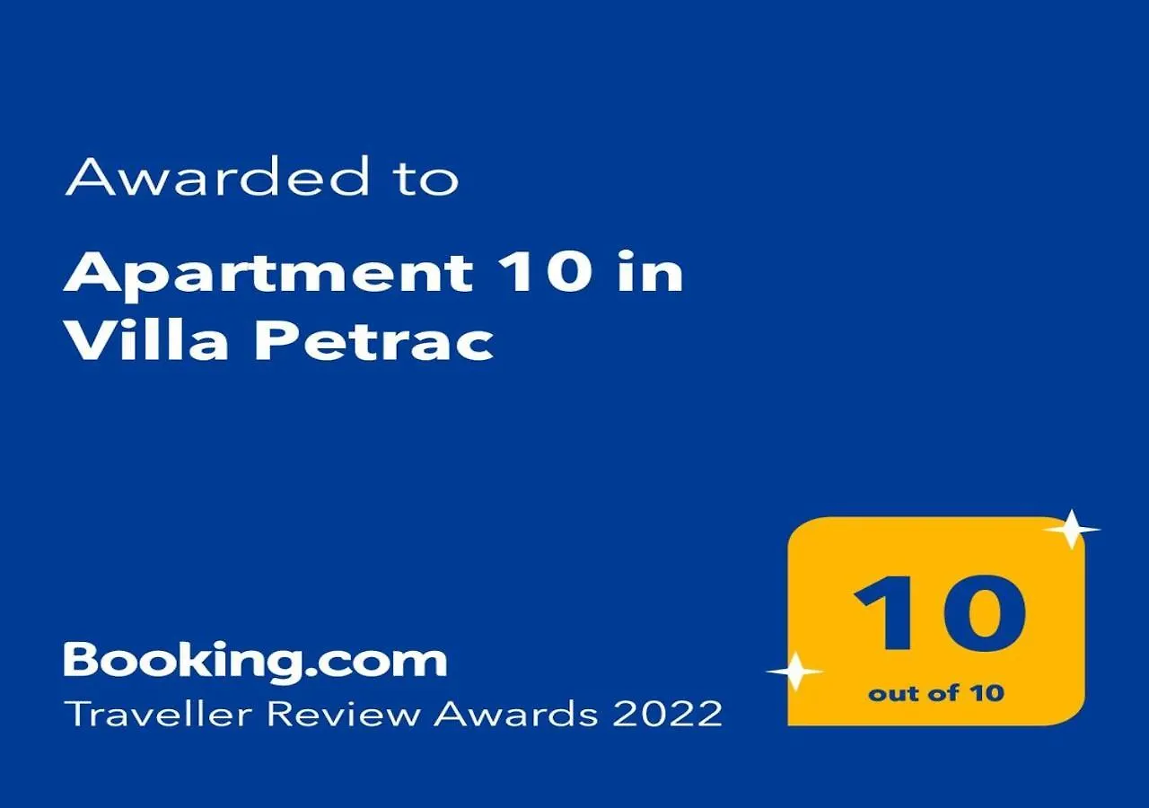 Apartment 10 In Villa Petrac Banjol Croatia